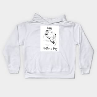 Happy Mother’s Day Lions Kids Hoodie